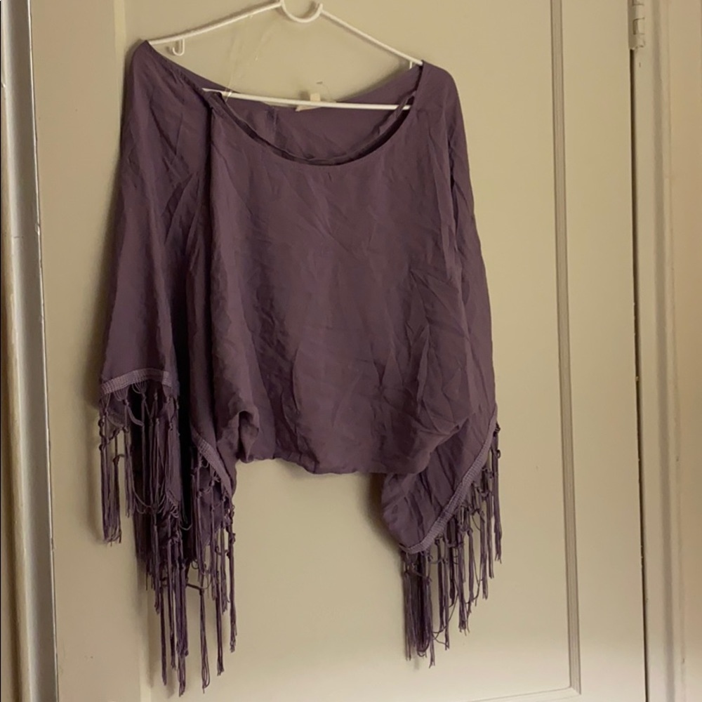 NWOT haute society lavender cover up/ shawl